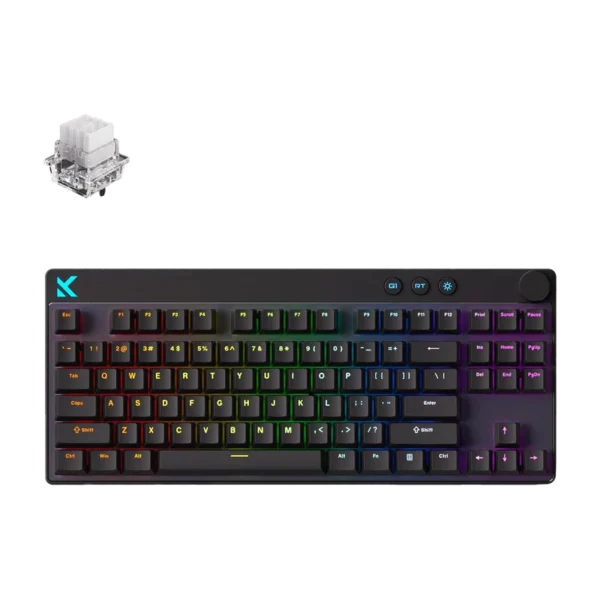 MCHOSE Mix 87 HE Magnetic 8K Wired Gaming Keyboard - Black - Apollo Magnetic Switch (WTY - 1YR)