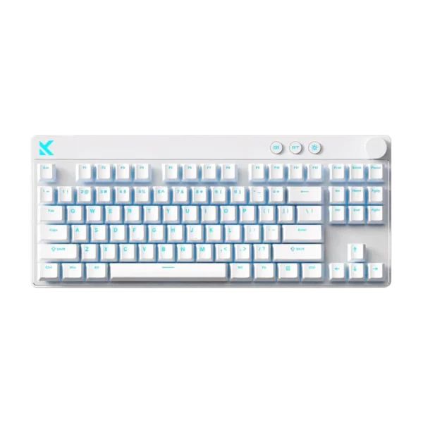 MCHOSE Mix 87 HE Magnetic 8K Wired Gaming Keyboard - White - Apollo Magnetic Switch (WTY - 1YR)