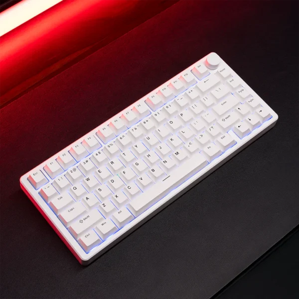 Aftershock ODEN75 White Edition Wireless Keyboard - Linear Switches (WTY - 1YR)