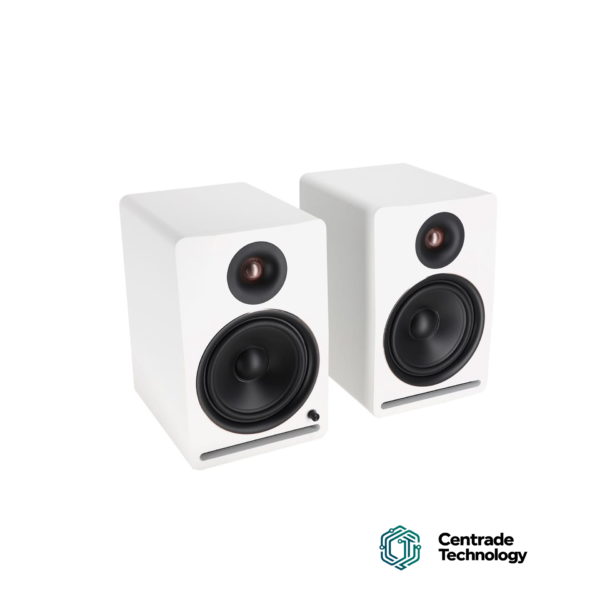 Audioengine A2+ Wireless Desktop Speakers Gloss White | Bluetooth | 3 Year Warranty