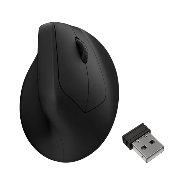 MSKCM5A23 Keychron M5 Wireless Ergonomic Mouse Black (WTY - 1YR)
