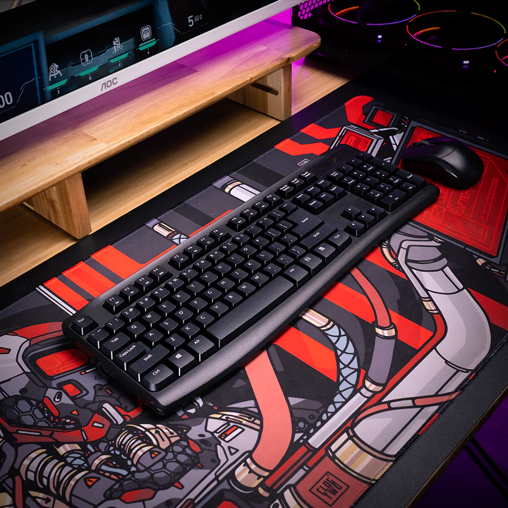 RAPOO X1800 Pro - Wireless Keyboard and Mouse Combo (WTY - 1yr)