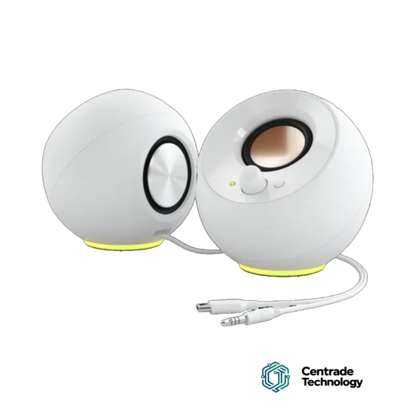 Creative Pebble SE 2.0 USB-C Desktop Speakers White RGB | 1 Year Warranty