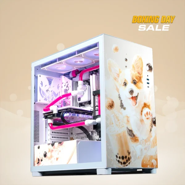 BUBBLE TEA CORGI R7 9800X3D | RTX 5080 | 64GB RAM