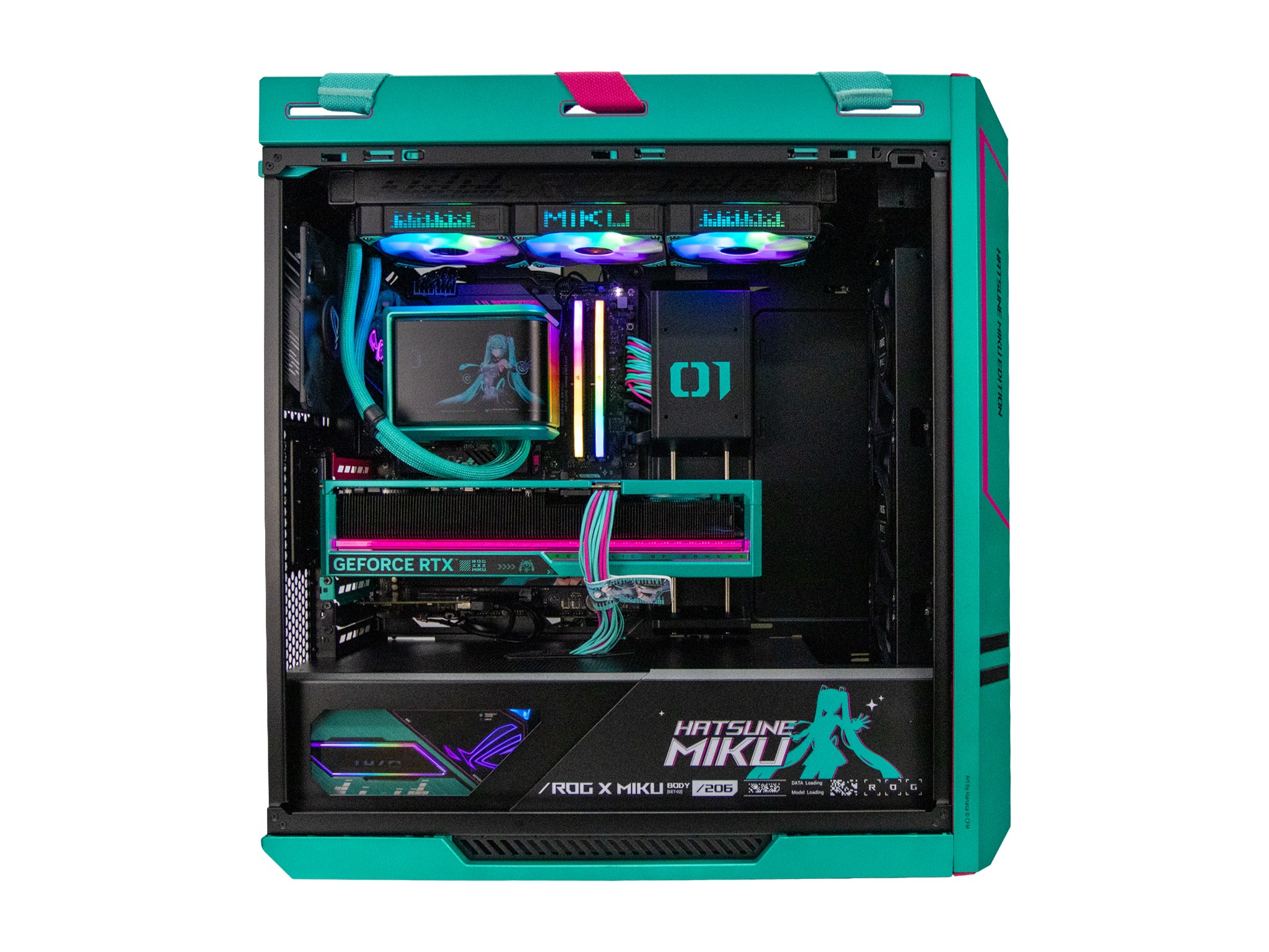 Centre Com ASUS x Hatsune Miku Ryzen 7 RTX 5080 Gaming PC and Peripherals Bundle