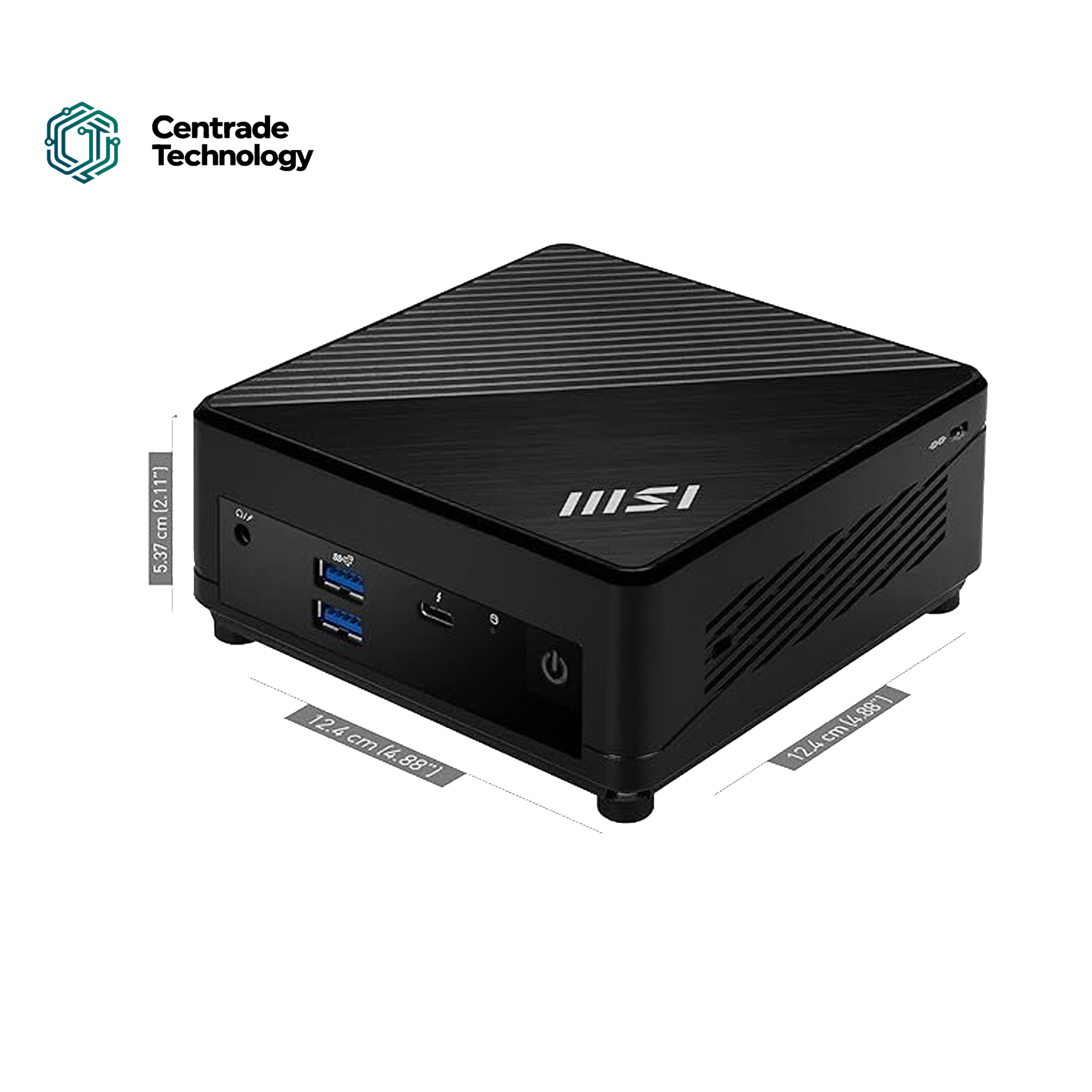MSI Cubi 5 12M Barebone Mini PC – Intel Core i5-1235U (No RAM, No Storage, No OS) - Image 3