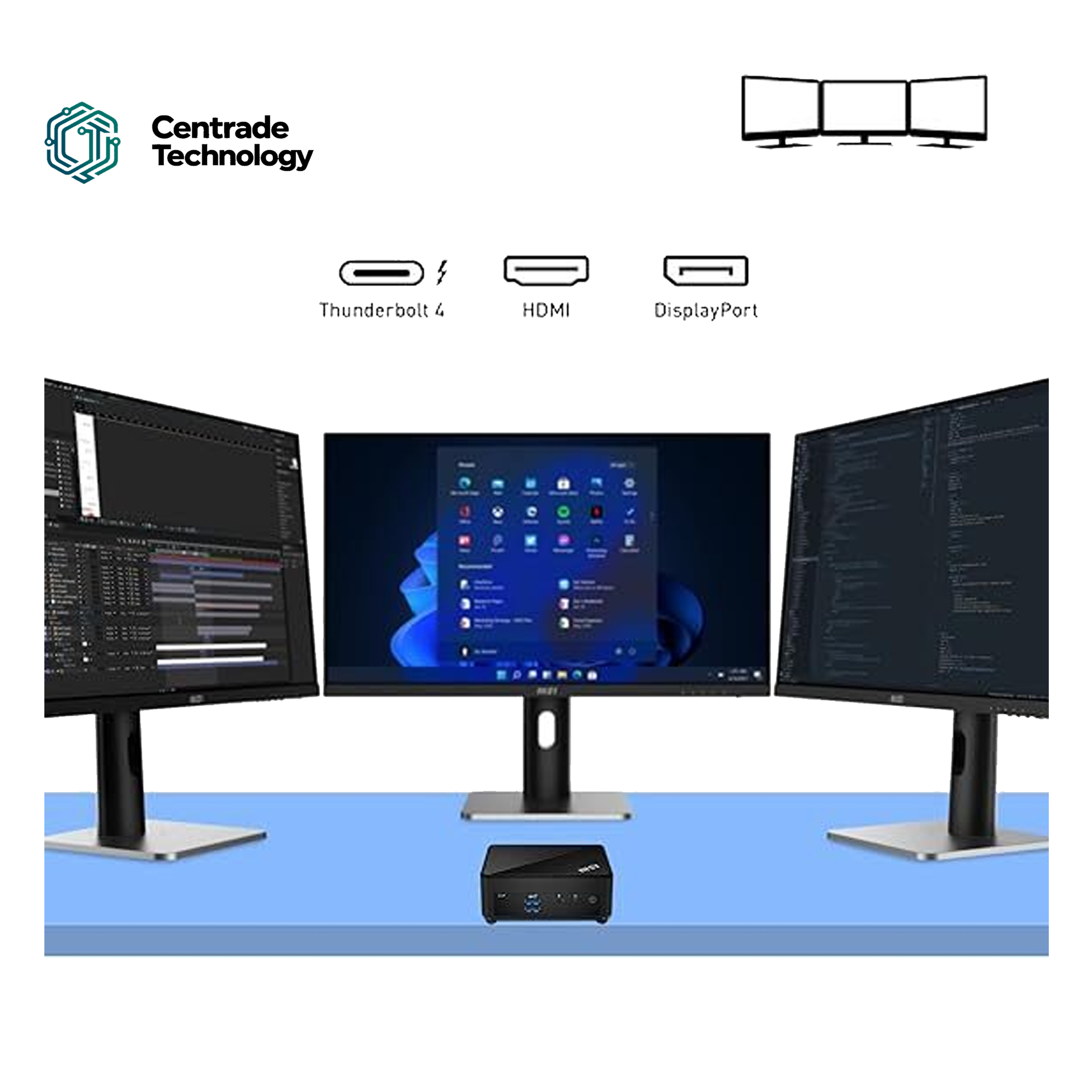 MSI Cubi 5 12M Barebone Mini PC – Intel Core i5-1235U (No RAM, No Storage, No OS) - Image 2