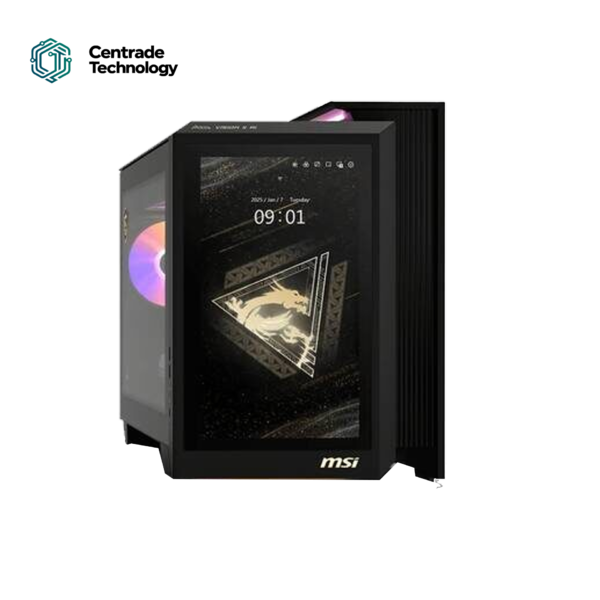 MSI MEG Vision X AI 2 Desktop PC – Intel Core Ultra 7 265K, 32GB DDR5, 2TB SSD, No GPU, Windows 11 Pro